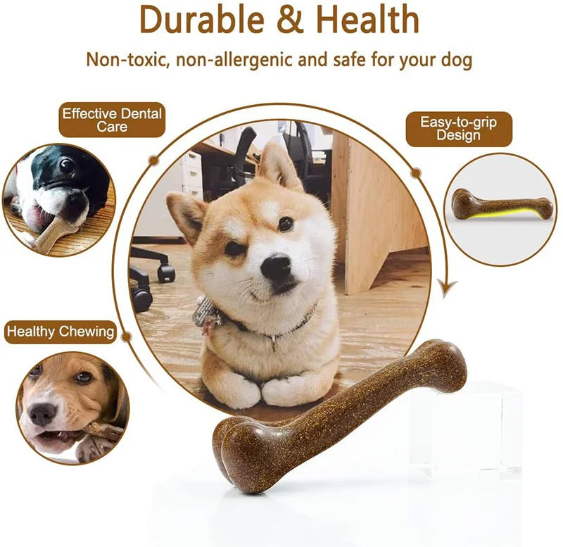 Indestructible Natural Non-Toxic Dog Bone Chews - Mortekk