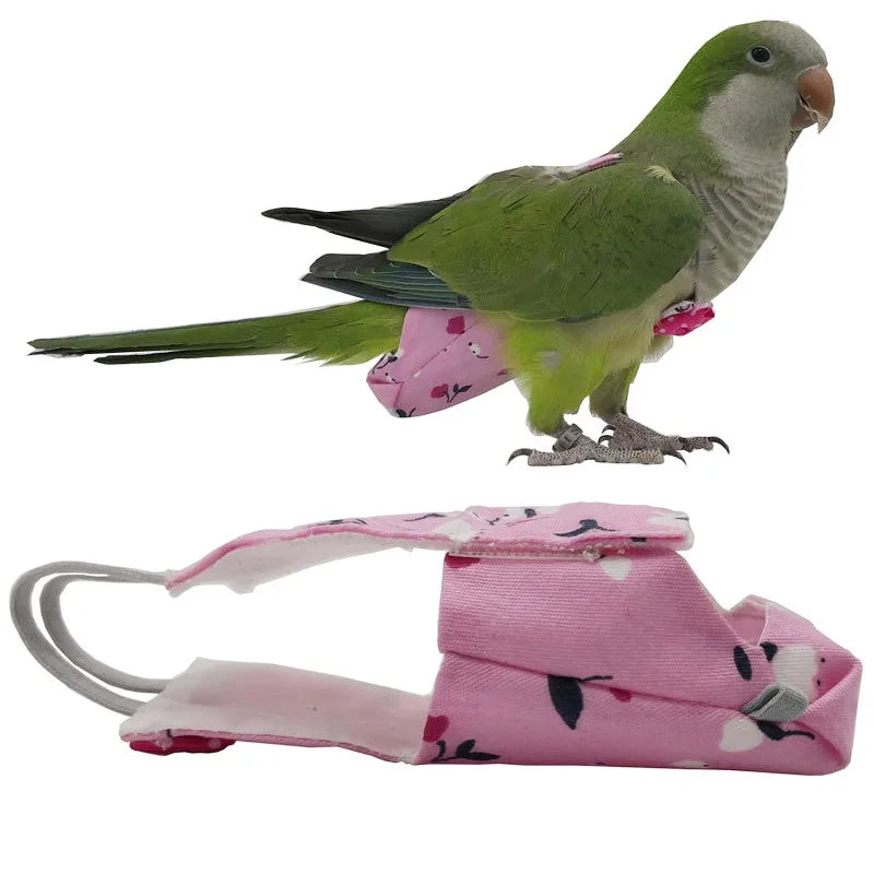 Parrot Diaper with Bowtie - Mortekk