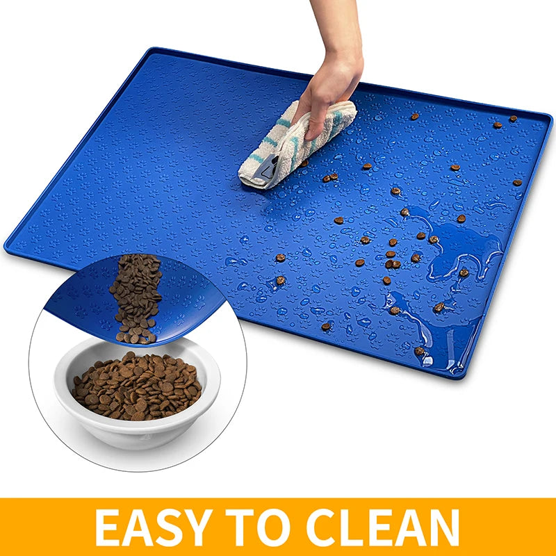 Waterproof Pet Bowl Pad Feeder Mats - Mortekk