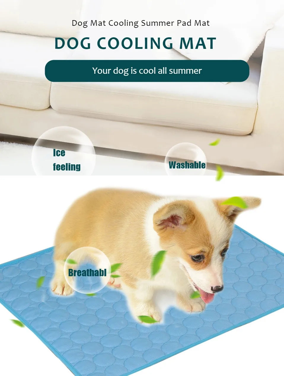 Excellent Cooling Mat - Small & Big Pets - Mortekk